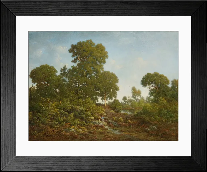 Framed Print : Springtime, c. 1860. Creator: Theodore Rousseau Framed Print : Springtime, c. 1860. Creator: Theodore Rousseau