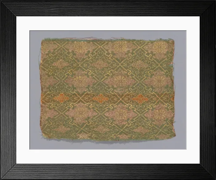 Framed Print : Fragment, Japan, Edo period (1615-1868), 1675 / 1725. Creator: Unknown Framed Print : Fragment, Japan, Edo period (1615-1868), 1675 / 1725. Creator: Unknown