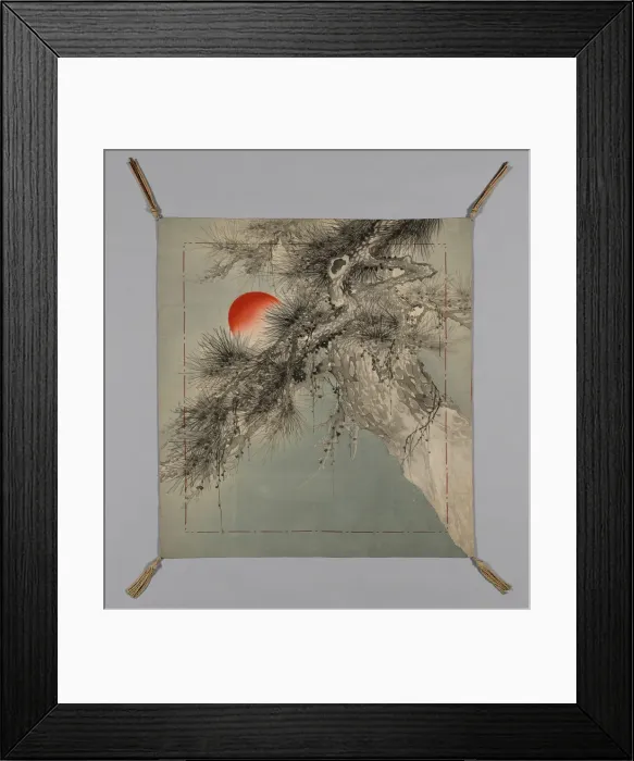 Framed Print : Fukusa (Gift Cover), Japan, Mid-Meiji period (1868-1912), c. 1895. Creator: Unknown Framed Print : Fukusa (Gift Cover), Japan, Mid-Meiji period (1868-1912), c. 1895. Creator: Unknown