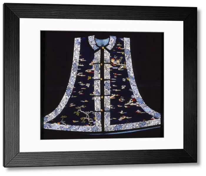 Framed Print : Womans Vest, China, Qing dynasty (1644-1911), 1800 / 25. Creator: Unknown Framed Print : Womans Vest, China, Qing dynasty (1644-1911), 1800 / 25. Creator: Unknown