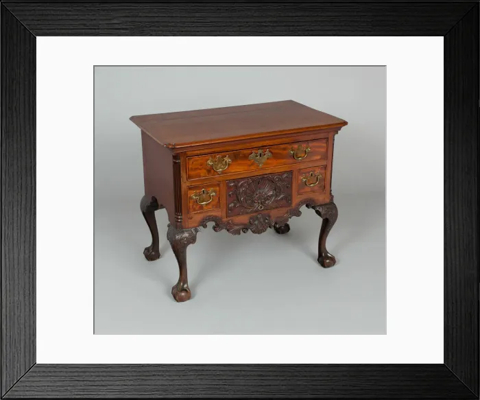 Framed Print : Dressing Table, 1760 / 90. Creator: Unknown Framed Print : Dressing Table, 1760 / 90. Creator: Unknown
