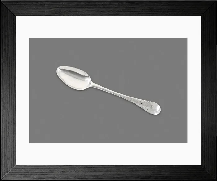 Framed Print : Pair of Coffee Spoons, 1790 / 1812. Creator: Unknown Framed Print : Pair of Coffee Spoons, 1790 / 1812. Creator: Unknown