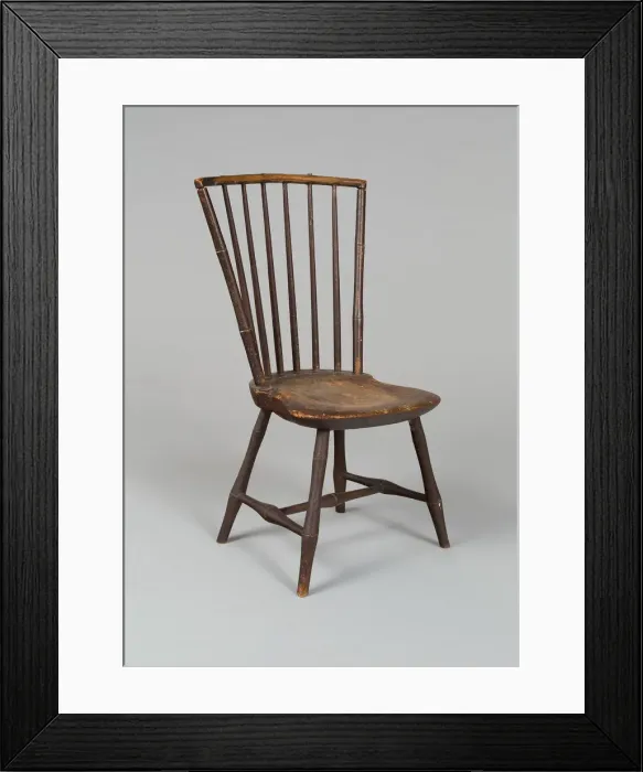Framed Print : Childs Windsor Side Chair, 1790 / 1815. Creator: Unknown Framed Print : Childs Windsor Side Chair, 1790 / 1815. Creator: Unknown