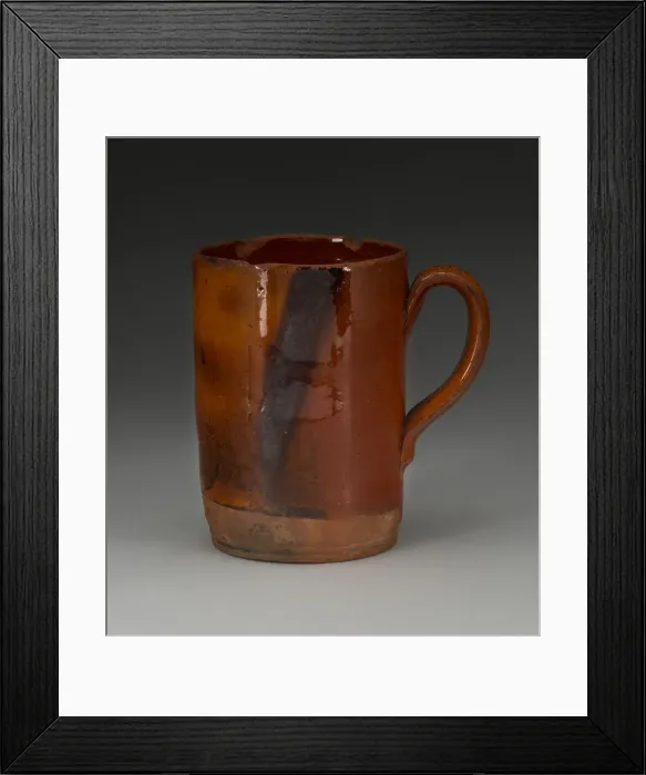 Framed Print : Mug, 1790 / 1840. Creator: Unknown Framed Print : Mug, 1790 / 1840. Creator: Unknown