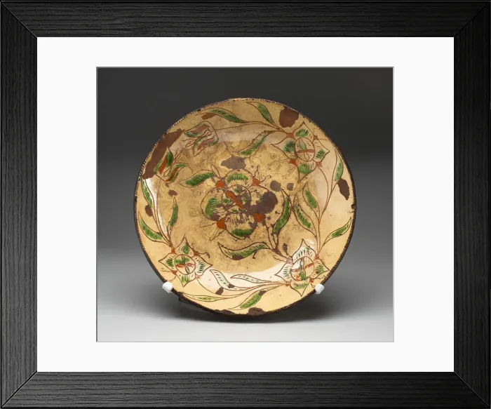Framed Print : Plate, 1780 / 1800. Creator: Unknown Framed Print : Plate, 1780 / 1800. Creator: Unknown