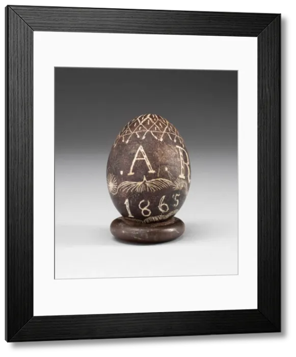 Framed Print : Egg, 1865. Creator: Unknown Framed Print : Egg, 1865. Creator: Unknown