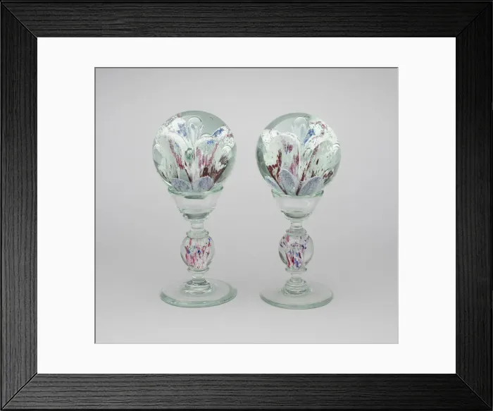 Framed Print : Pair of Mantel Ornaments, 1870. Creator: Unknown Framed Print : Pair of Mantel Ornaments, 1870. Creator: Unknown