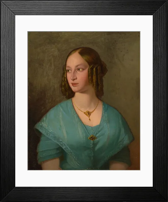 Framed Print : Mrs. Daniel Embury (Emma Catherine Manley), 1837 / 63. Creator: Unknown Framed Print : Mrs. Daniel Embury (Emma Catherine Manley), 1837 / 63. Creator: Unknown