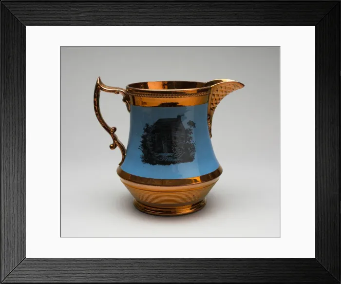 Framed Print : Pitcher, c. 1850. Creator: Unknown Framed Print : Pitcher, c. 1850. Creator: Unknown