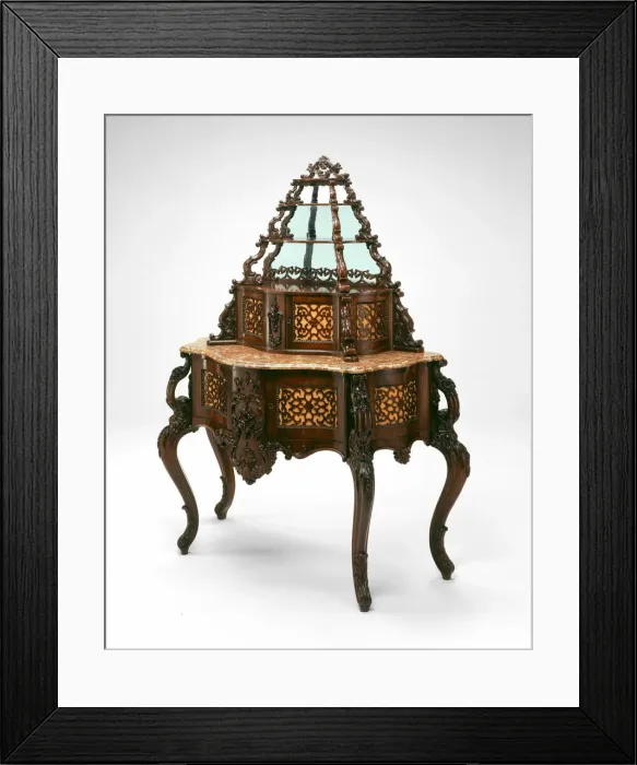 Framed Print : Etagere, 1850 / 70. Creator: Unknown Framed Print : Etagere, 1850 / 70. Creator: Unknown