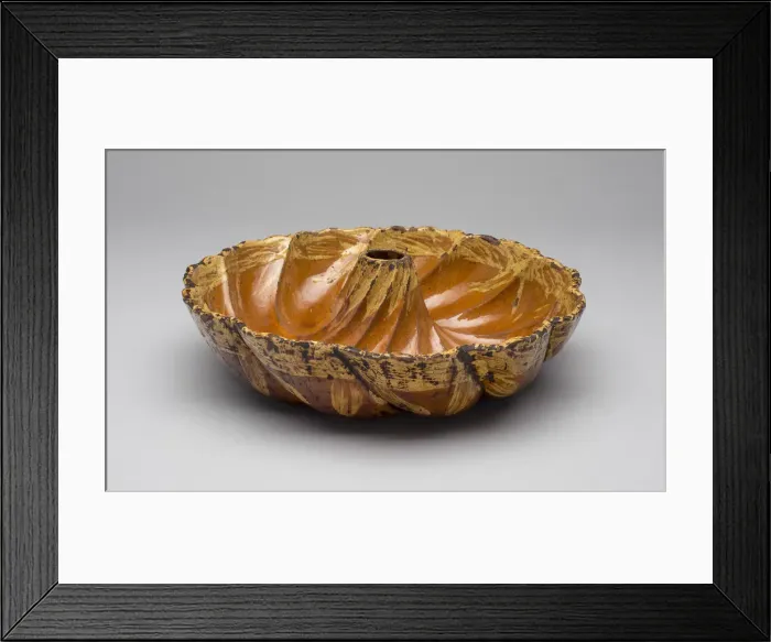 Framed Print : Cake mold, 1800 / 50. Creator: Unknown Framed Print : Cake mold, 1800 / 50. Creator: Unknown