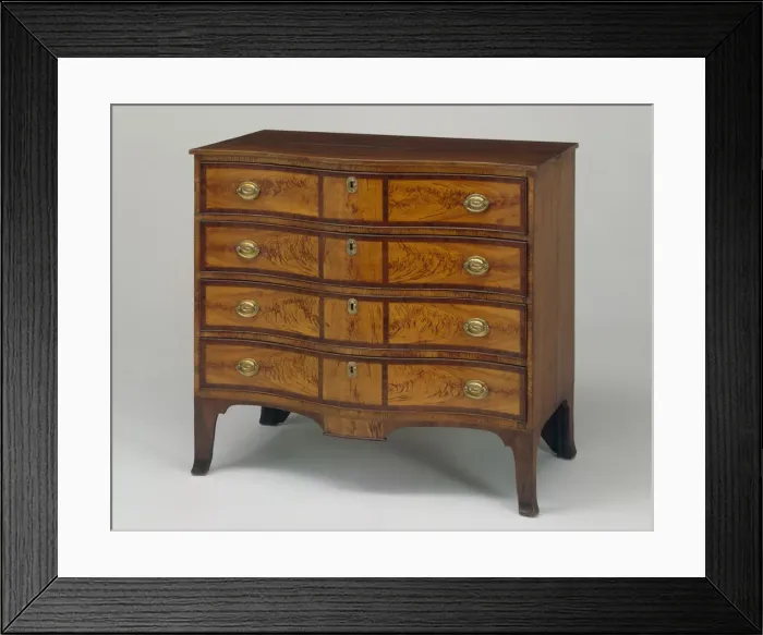 Framed Print : Chest of Drawers, 1800 / 15. Creator: Unknown Framed Print : Chest of Drawers, 1800 / 15. Creator: Unknown