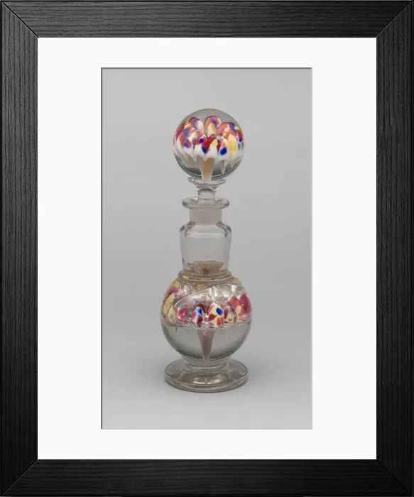 Framed Print : Bottle with stopper, c. 1900. Creator: Unknown