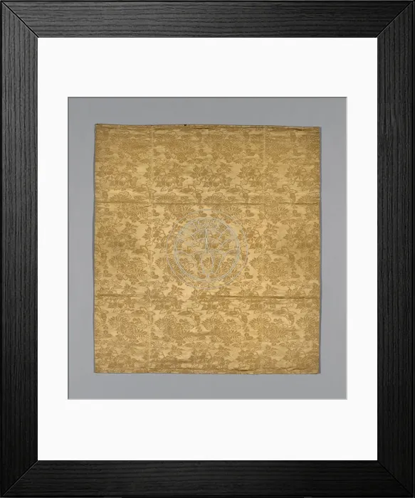 Framed Print : Fukusa (Gift Cover), Japan, early Meiji period (1868-1912), 1868 / 83. Creator: Unknown Framed Print : Fukusa (Gift Cover), Japan, early Meiji period (1868-1912), 1868 / 83. Creator: Unknown