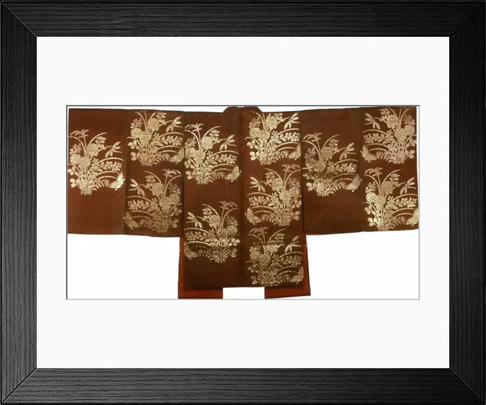 Framed Print : Choken (Noh Costume), Japan, late Edo period (1789-1868), 1825 / 1875. Creator: Unknown Framed Print : Choken (Noh Costume), Japan, late Edo period (1789-1868), 1825 / 1875. Creator: Unknown