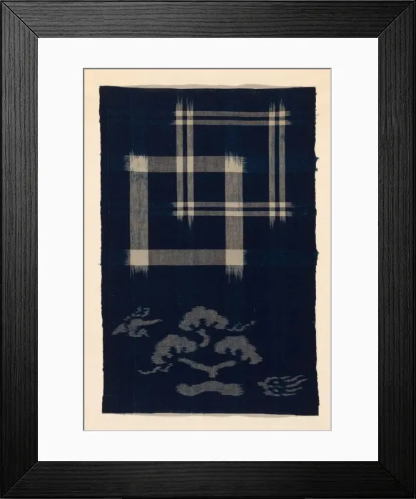 Framed Print : Fragment (From a Kimono), Japan. Creator: Unknown Framed Print : Fragment (From a Kimono), Japan. Creator: Unknown