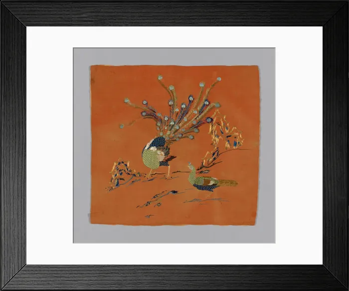 Framed Print : Fukusa (Gift Cover), Japan, Edo period (1615-1868), 1750  /  1800. Creator: Unknown