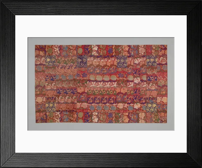Framed Print : Kesa, Japan, late Edo period (1789-1868) / Meiji period (1868-1912), 1850 / 90. Creator: Unknown Framed Print : Kesa, Japan, late Edo period (1789-1868) / Meiji period (1868-1912), 1850 / 90. Creator: Unknown