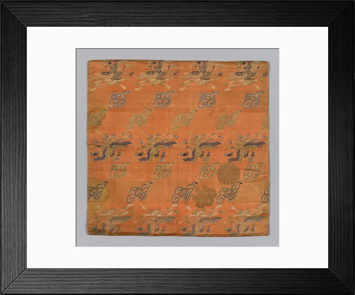 Framed Print : Uchishiki (Altar Cloth), Japan, Edo period (1615-1868), 1750 / 1800. Creator: Unknown Framed Print : Uchishiki (Altar Cloth), Japan, Edo period (1615-1868), 1750 / 1800. Creator: Unknown