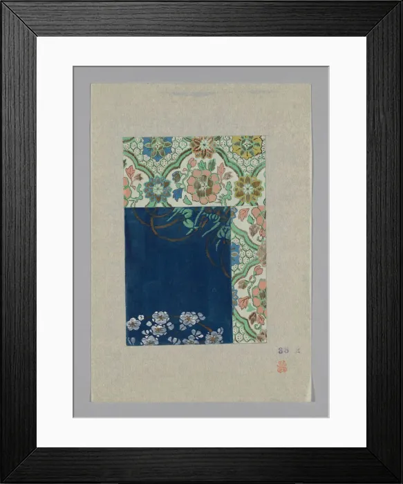 Framed Print : Design on Paper, Japan. Creator: Unknown Framed Print : Design on Paper, Japan. Creator: Unknown