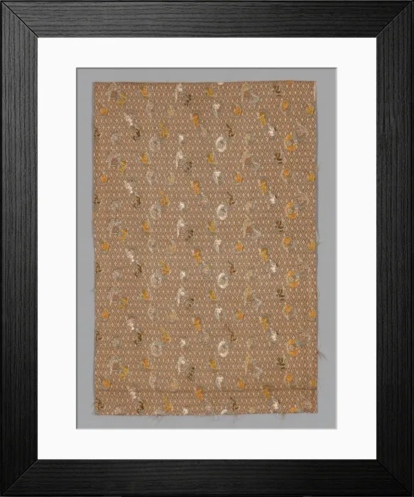 Framed Print : Fragment, Japan, 19th century. Creator: Unknown Framed Print : Fragment, Japan, 19th century. Creator: Unknown