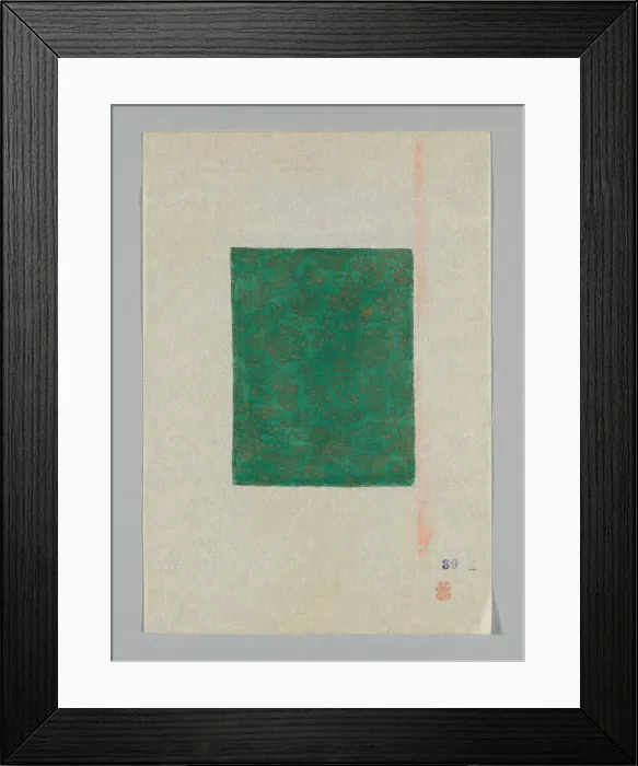 Framed Print : Design on Paper, Japan. Creator: Unknown Framed Print : Design on Paper, Japan. Creator: Unknown