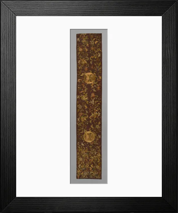 Framed Print : Mizuhiki (Temple Banner), Japan, Edo period (1615-1868), 1668 / 1703. Creator: Unknown Framed Print : Mizuhiki (Temple Banner), Japan, Edo period (1615-1868), 1668 / 1703. Creator: Unknown