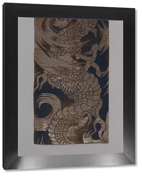 Tobari (Temple Banner Fragment), Japan, late Edo period (1789-1868), 1800  /  50