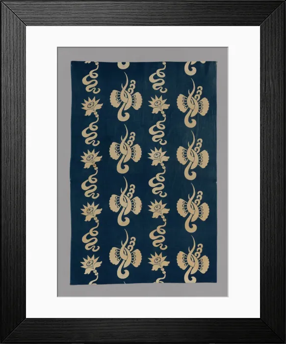 Framed Print : Futon Cover, Japan. Creator: Unknown Framed Print : Futon Cover, Japan. Creator: Unknown