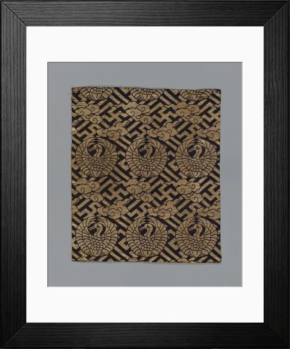 Framed Print : Uchishiki (Altar Cloth), Japan, late Edo period (1789-1868), 1801 / 25. Creator: Unknown Framed Print : Uchishiki (Altar Cloth), Japan, late Edo period (1789-1868), 1801 / 25. Creator: Unknown