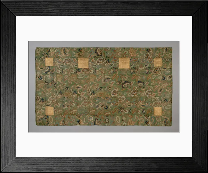 Framed Print : Kesa, Japan, late Edo period (1789-1868), 1850 / 63. Creator: Unknown Framed Print : Kesa, Japan, late Edo period (1789-1868), 1850 / 63. Creator: Unknown