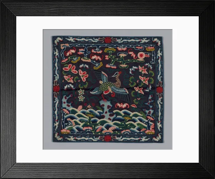 Framed Print : Badge, China, Qing dynasty (1644-1911), 1850 / 75. Creator: Unknown Framed Print : Badge, China, Qing dynasty (1644-1911), 1850 / 75. Creator: Unknown