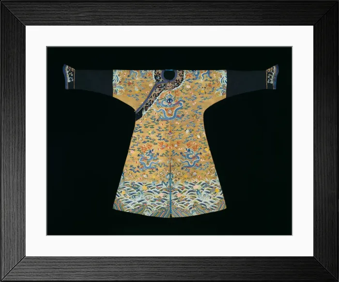 Framed Print : Womans Jifu (Semiformal Court Robe), China, Qing dynasty (1644- 1911), 1790 / 1820 Framed Print : Womans Jifu (Semiformal Court Robe), China, Qing dynasty (1644- 1911), 1790 / 1820