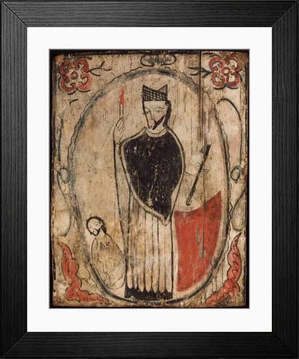 Framed Print : Saint Blasius, 1820 / 40. Creator: Antonio Molleno Framed Print : Saint Blasius, 1820 / 40. Creator: Antonio Molleno