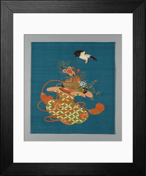 Framed Print : Fukusa (Gift Cover), Japan, late Edo period (1789-1868) / Meiji period (1868-1912) Framed Print : Fukusa (Gift Cover), Japan, late Edo period (1789-1868) / Meiji period (1868-1912)