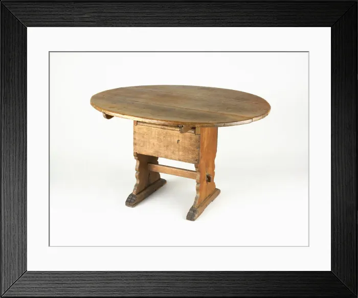 Framed Print : Chair Table, 17th century. Creator: Unknown Framed Print : Chair Table, 17th century. Creator: Unknown