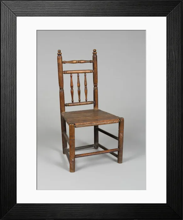 Framed Print : Side Chair, 1660 / 1700. Creator: Unknown Framed Print : Side Chair, 1660 / 1700. Creator: Unknown