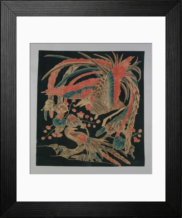 Framed Print : Futon Cover (Futonji), Japan, Meiji period (1868-1912), 19th century. Creator: Unknown Framed Print : Futon Cover (Futonji), Japan, Meiji period (1868-1912), 19th century. Creator: Unknown