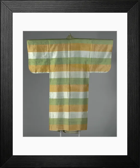 Framed Print : Noshime (Male Noh Costume), Japan, 2nd half of the 18th century. Creator: Unknown Framed Print : Noshime (Male Noh Costume), Japan, 2nd half of the 18th century. Creator: Unknown