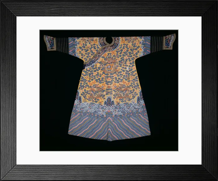 Framed Print : Emperors Jifu (Semiformal Court Robe), China, Qing dynasty (1644-1911), 1790 / 1820 Framed Print : Emperors Jifu (Semiformal Court Robe), China, Qing dynasty (1644-1911), 1790 / 1820