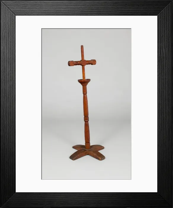 Framed Print : Candlestand, 1690  /  1730. Creator: Unknown