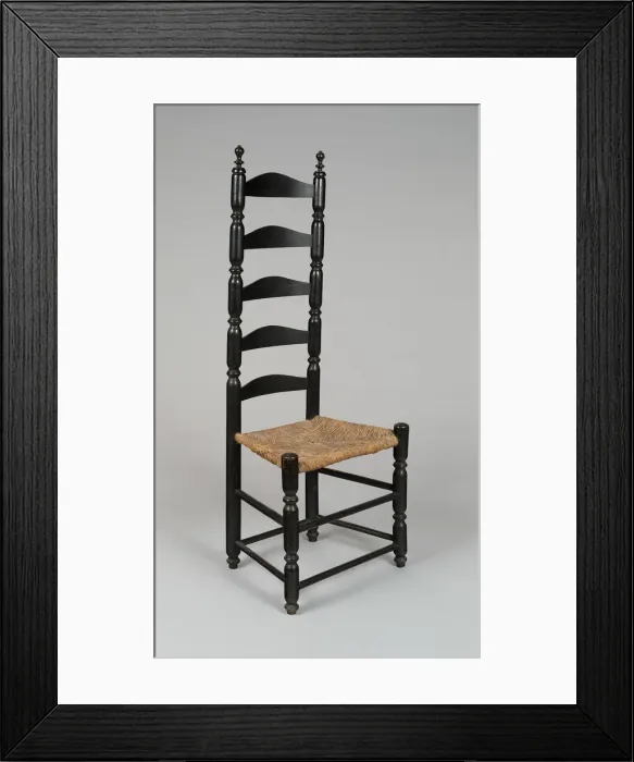 Framed Print : Side Chair, 1691 / 1790. Creator: Unknown Framed Print : Side Chair, 1691 / 1790. Creator: Unknown
