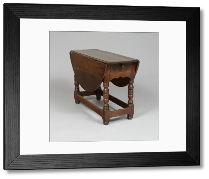 Framed Print : Table, 1690-1730. Creator: Unknown Framed Print : Table, 1690-1730. Creator: Unknown