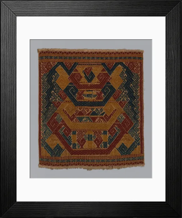 Framed Print : Tampan (Ceremonial Cloth), Indonesia, 19th century. Creator: Unknown Framed Print : Tampan (Ceremonial Cloth), Indonesia, 19th century. Creator: Unknown