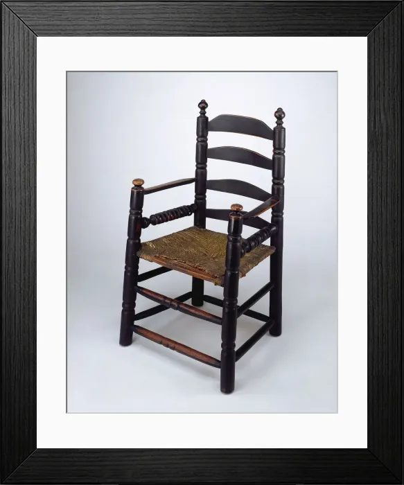 Framed Print : Armchair, 1670  /  1700. Creator: Unknown