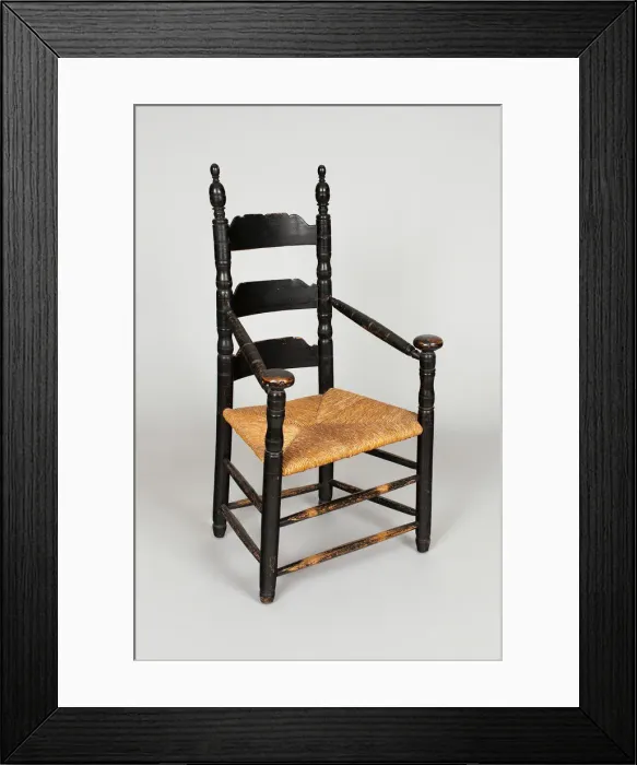 Framed Print : Armchair, 1660 / 1715. Creator: Unknown Framed Print : Armchair, 1660 / 1715. Creator: Unknown