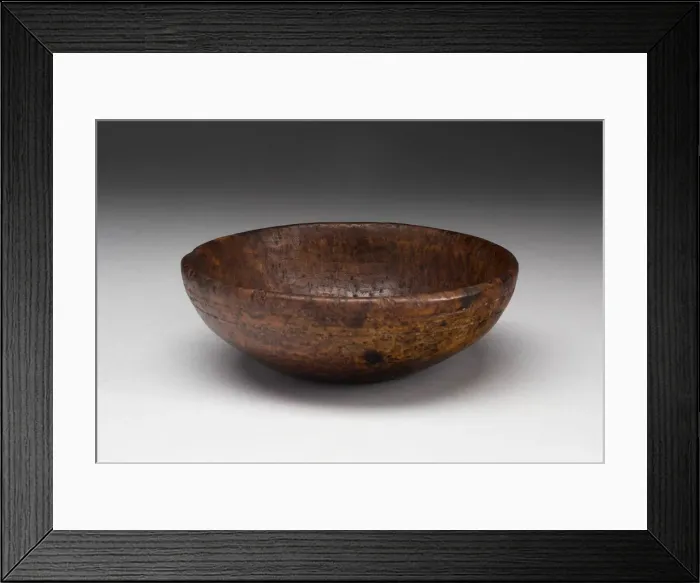 Framed Print : Bowl, 1700 / 75. Creator: Unknown Framed Print : Bowl, 1700 / 75. Creator: Unknown