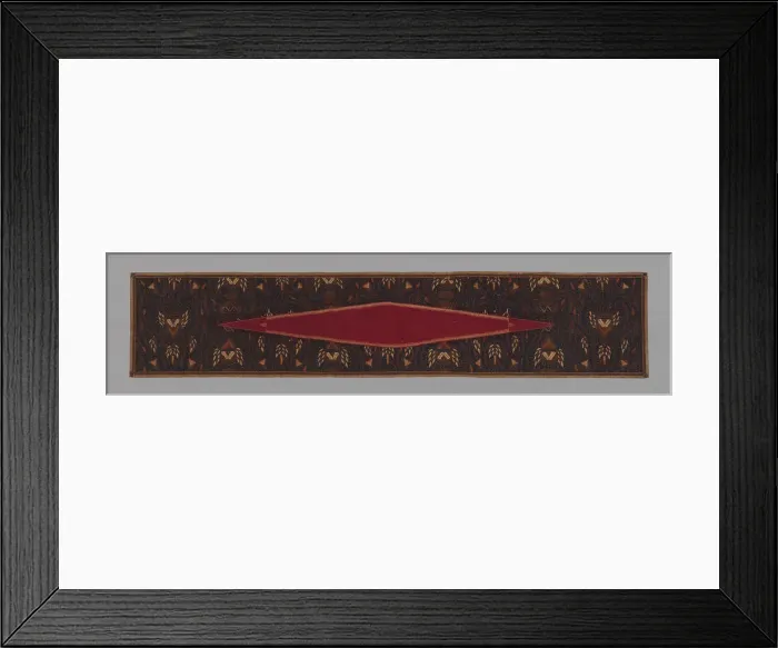 Framed Print : Ceremonial Undergarment (Kamen), Java. Creator: Unknown Framed Print : Ceremonial Undergarment (Kamen), Java. Creator: Unknown