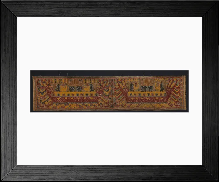 Framed Print : Ceremonial Hanging (palepai), Indonesia, 19th century. Creator: Unknown