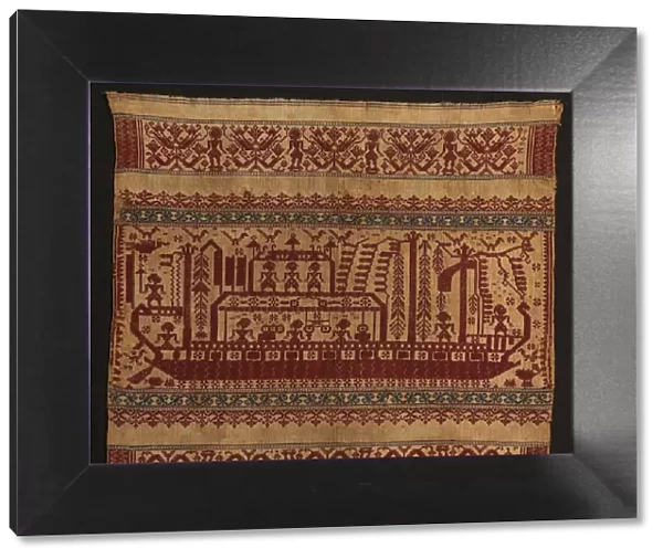 Ceremonial Cloth (tampan), Indonesia, Mid-19th century. Creator: Unknown